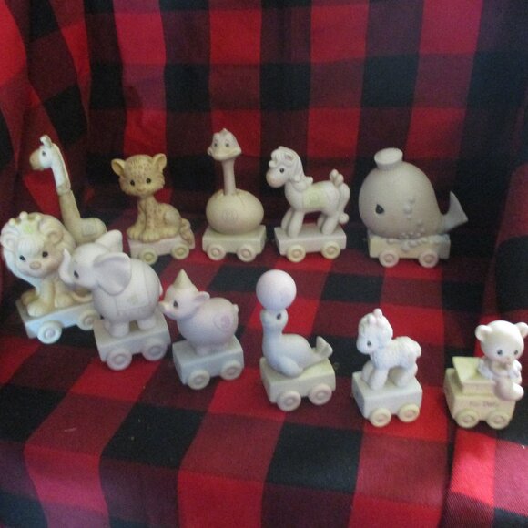 Precious moments Circus Animal birthday train  Birth - 10 - Picture 2 of 13